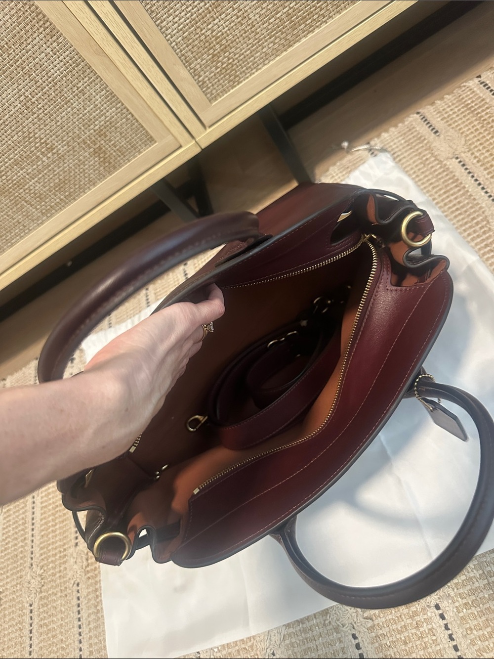 Coach Soft Empire Carryall Bag 40 - Picture 8 of 8